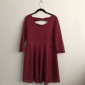 Maroon Dress